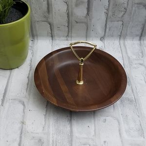 Vintage Ozark Walnut Bowl, Nut Bowl Dish, Candy Dish, Wooden Tidbit Tray